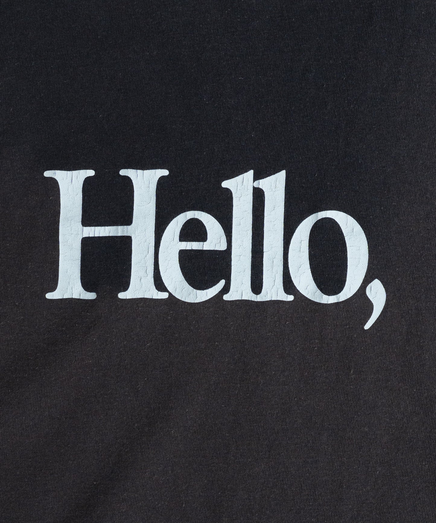 LOOSE FIT PRINT TEE : HELLO,GOOD BUY!