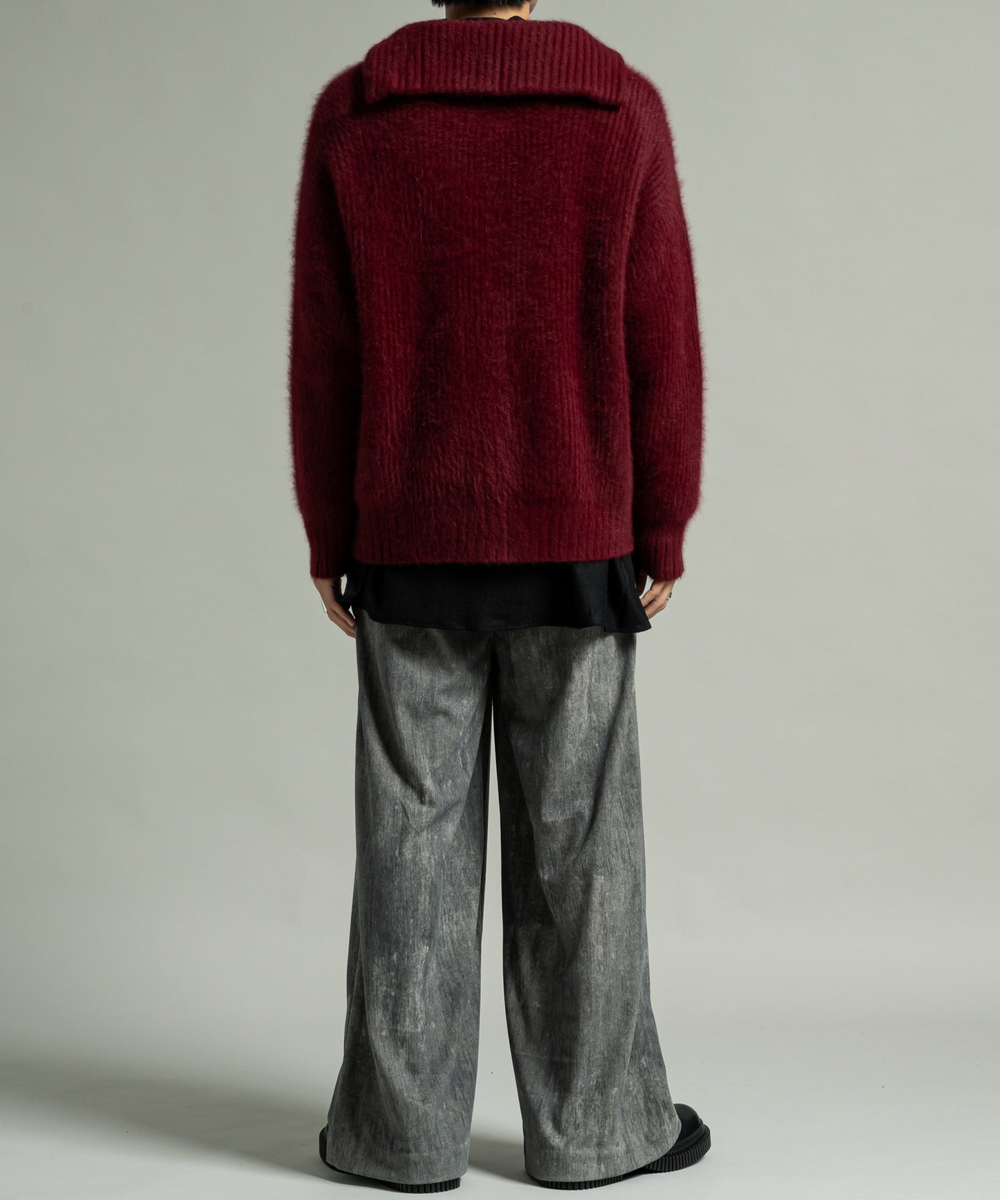 FOX FUR KNIT CARDIGAN