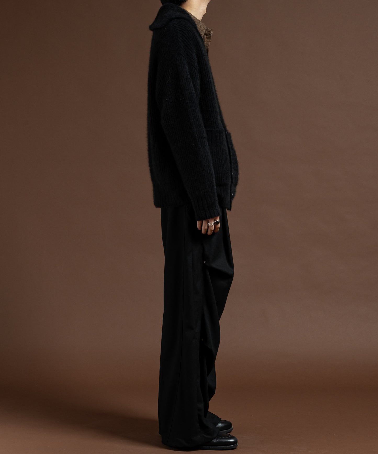 FOX FUR KNIT CARDIGAN
