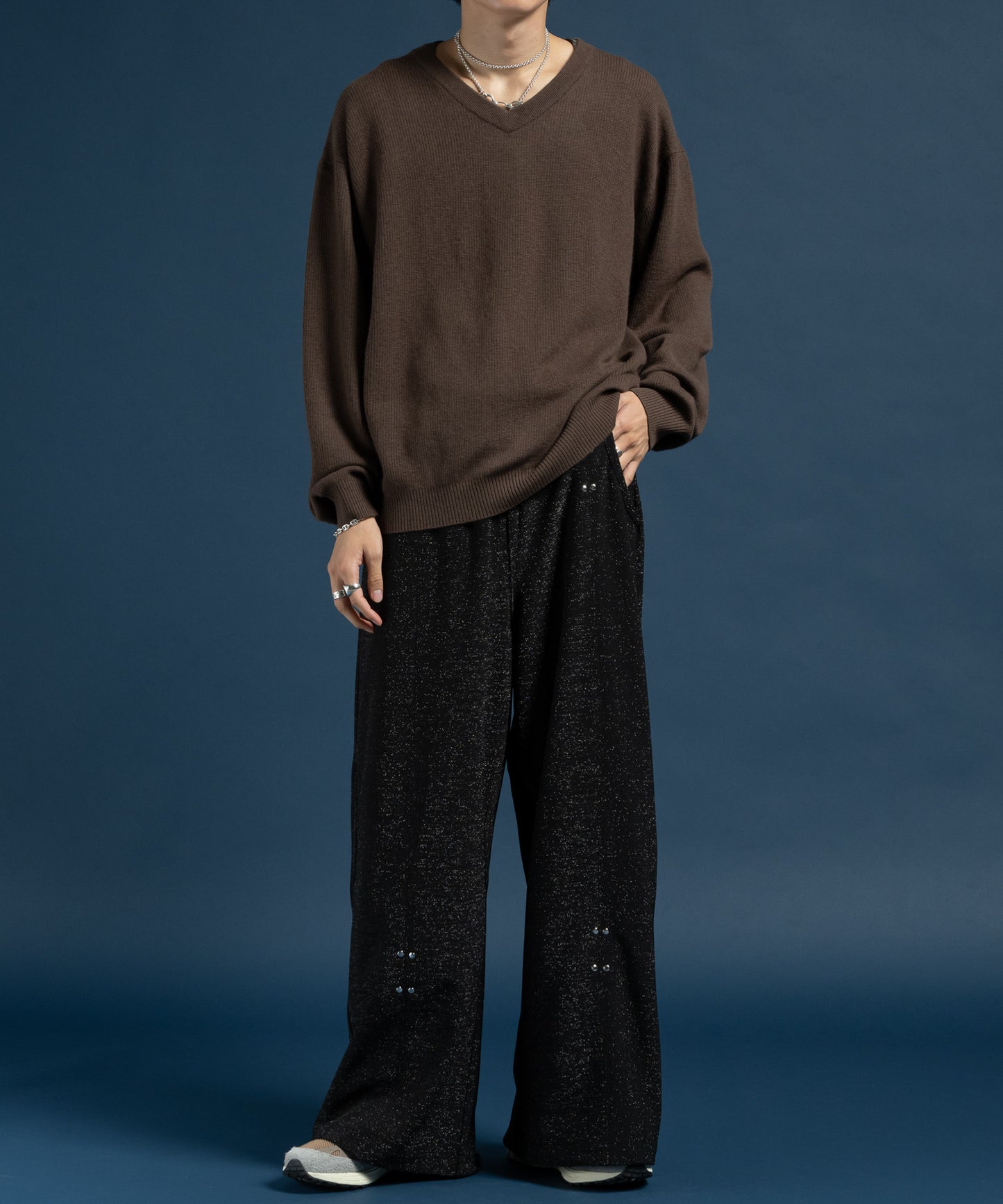 V-neck sweater