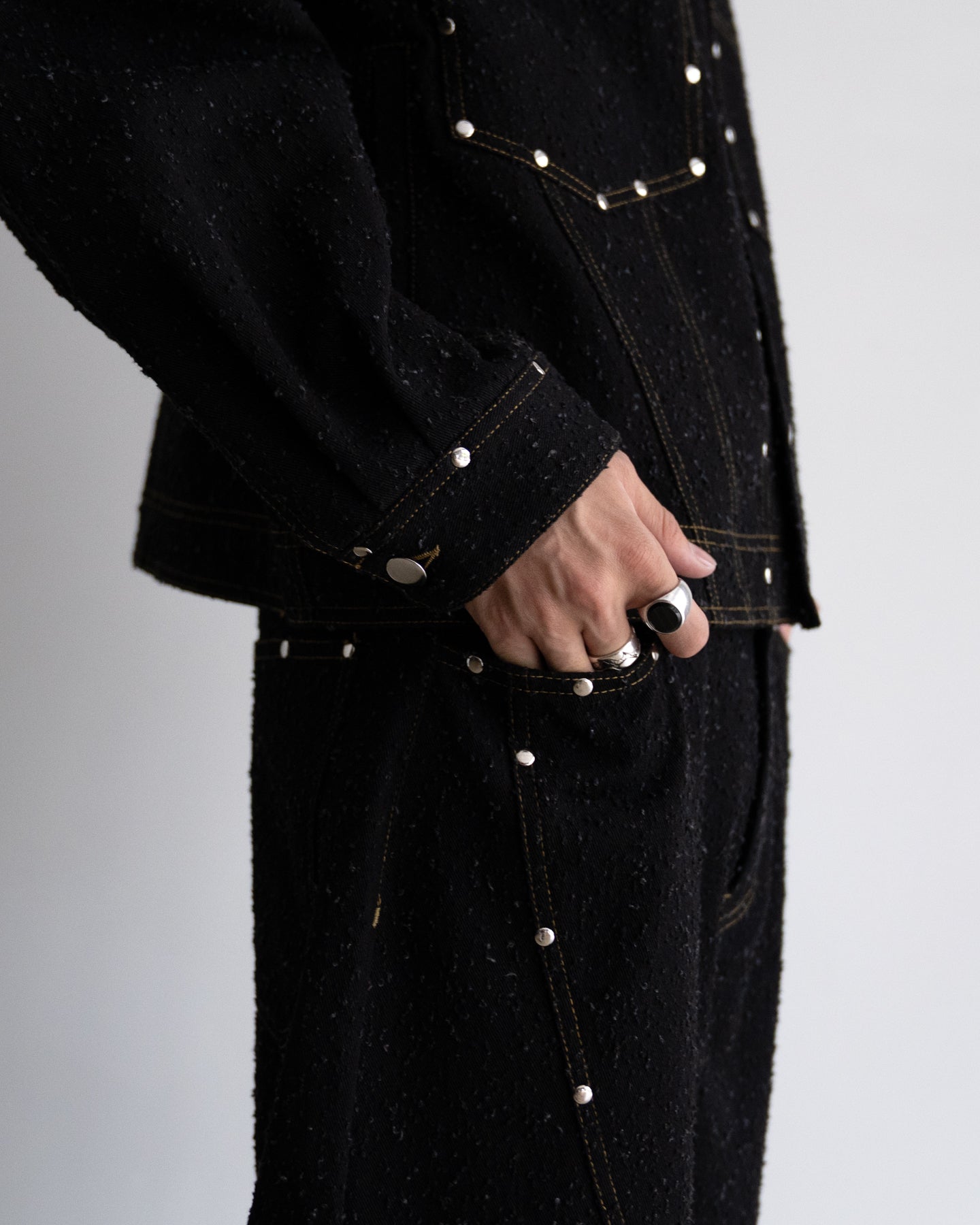 STUDS JQ DENIM JACKET