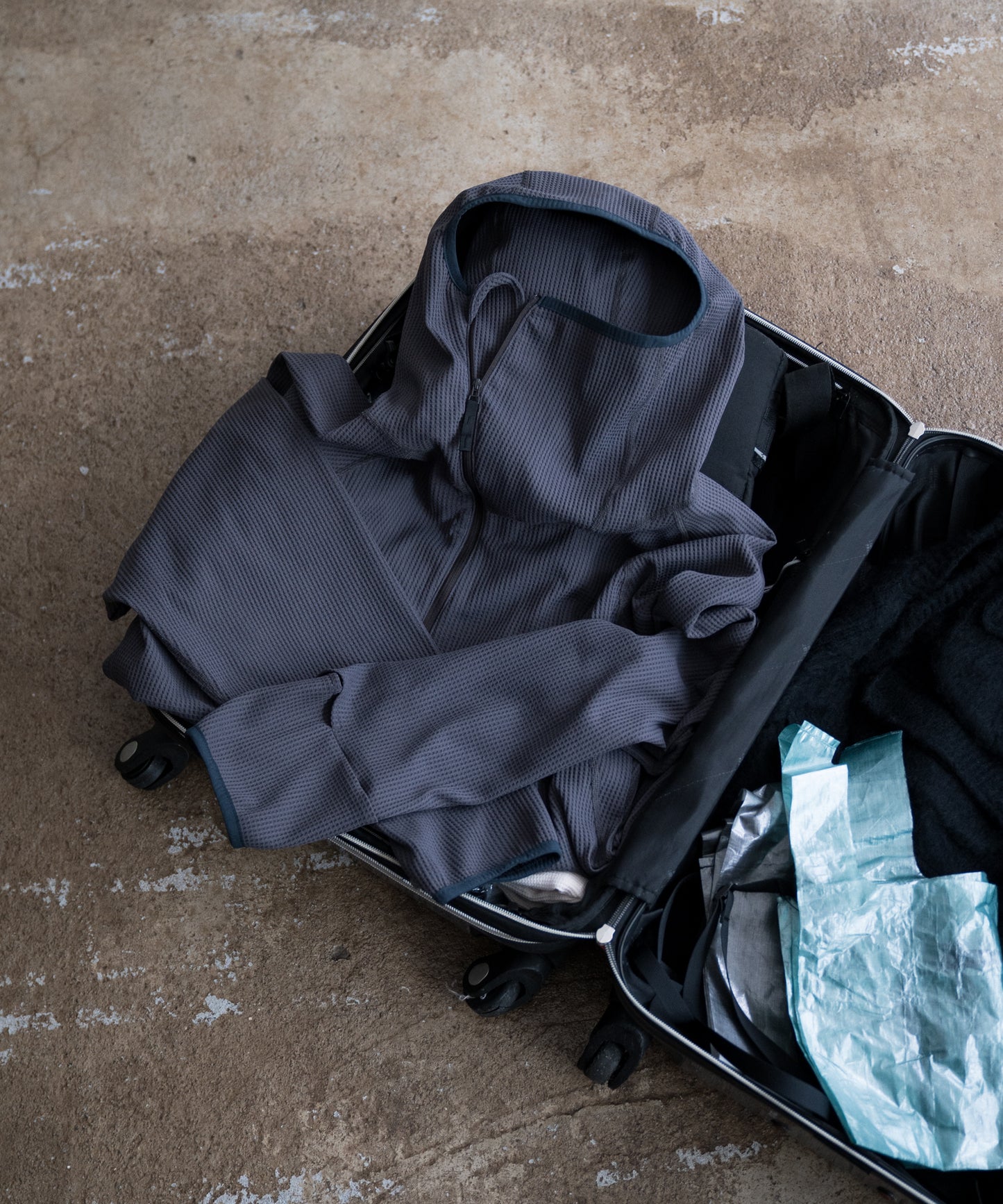 SOLOTEX Waffle Balaclava Hoodie