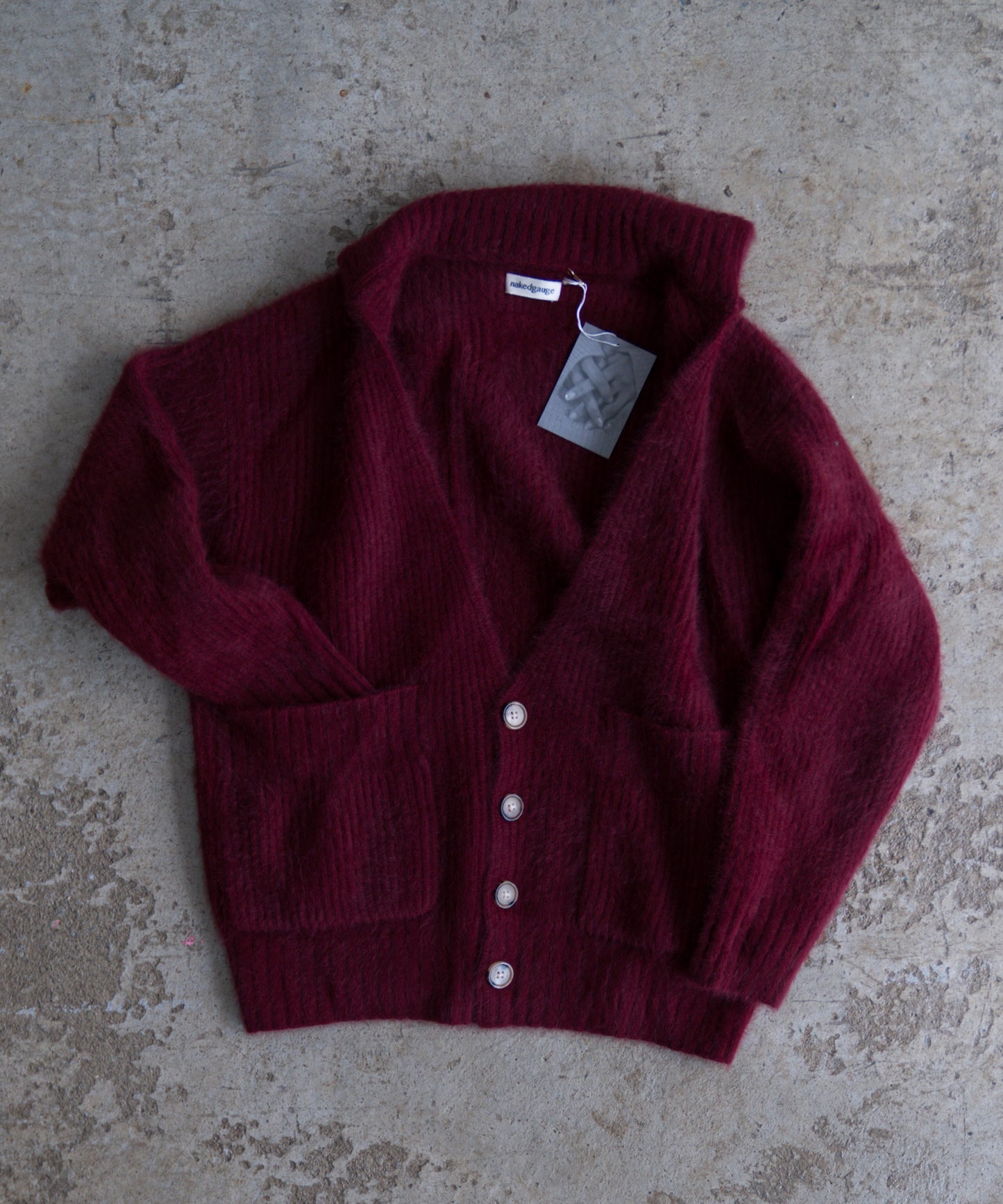 FOX FUR KNIT CARDIGAN