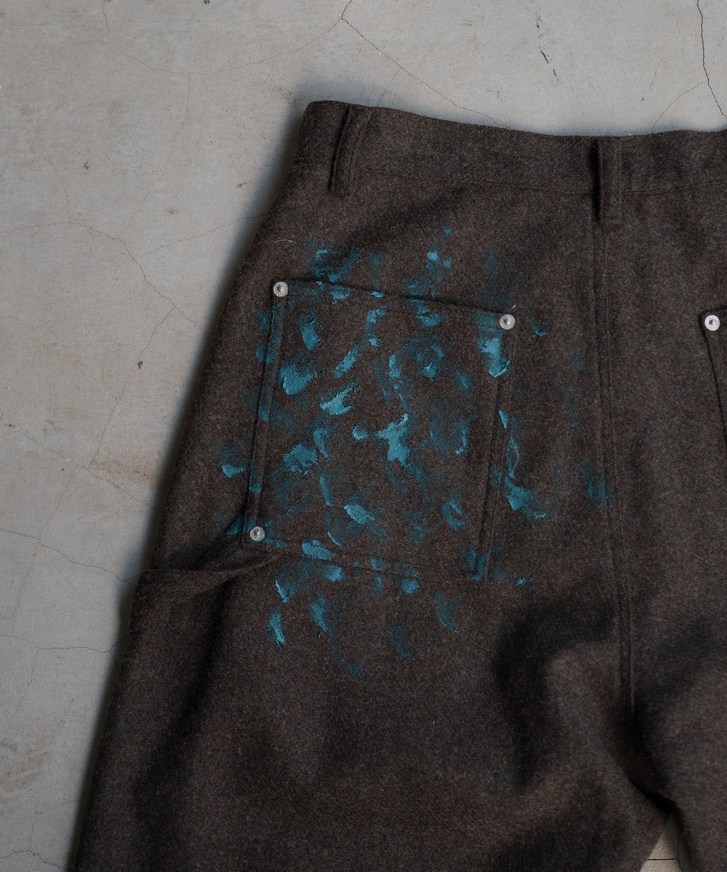 MELANGE PAINTER PANTS (spray)