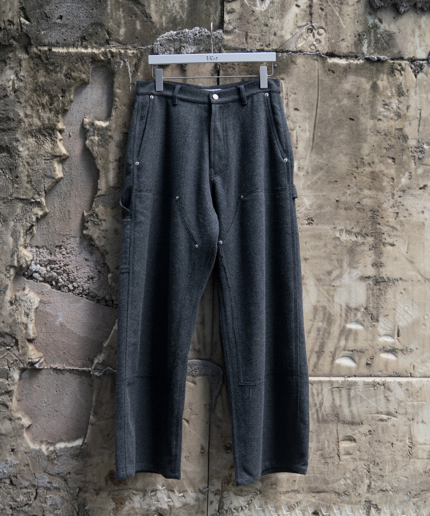 MELANGE PAINTER PANTS