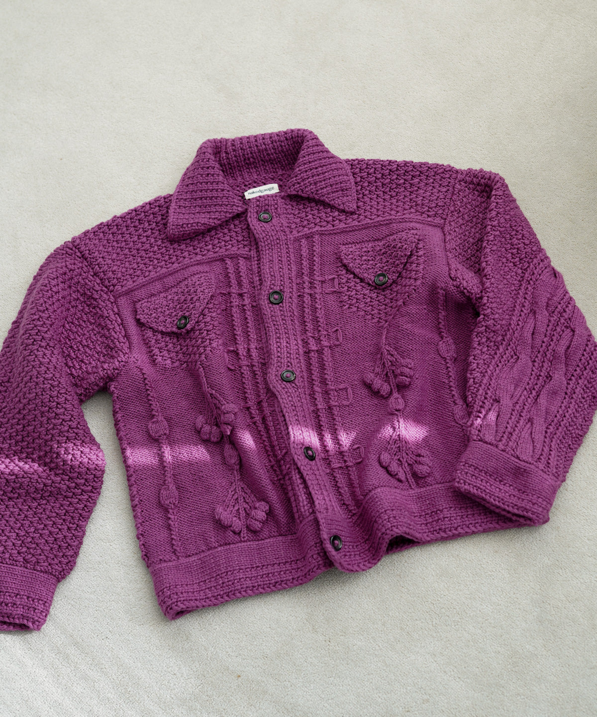 MERINOWOOL HANDKNITING GJACKTⅡ