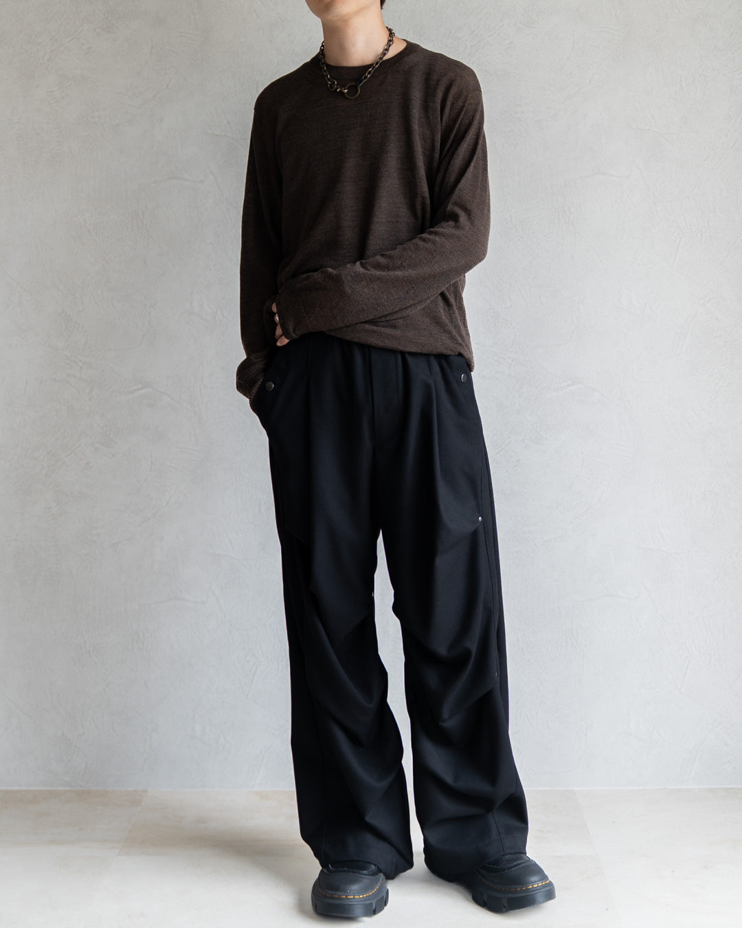 Wholegarment Wool Sheer P/O