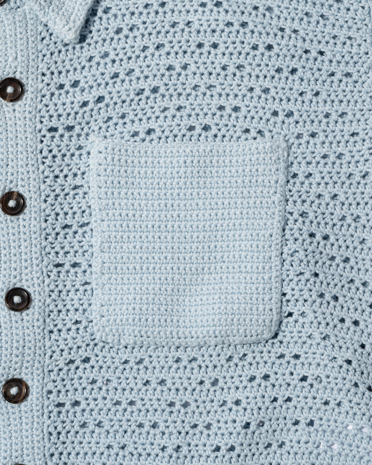 HAND KNITTING MESH SHIRT