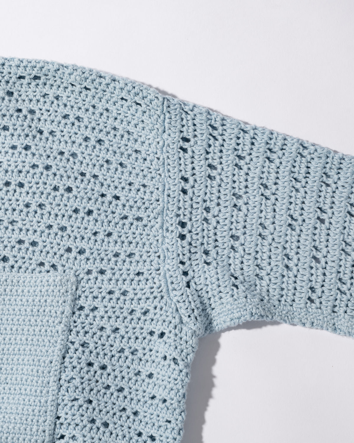HAND KNITTING MESH SHIRT