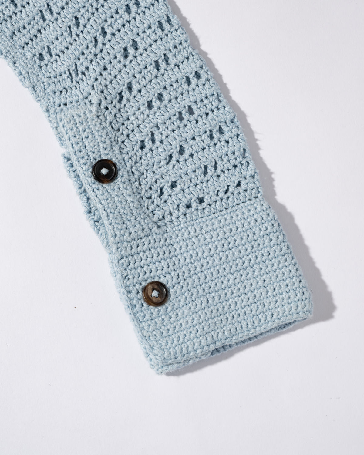 HAND KNITTING MESH SHIRT