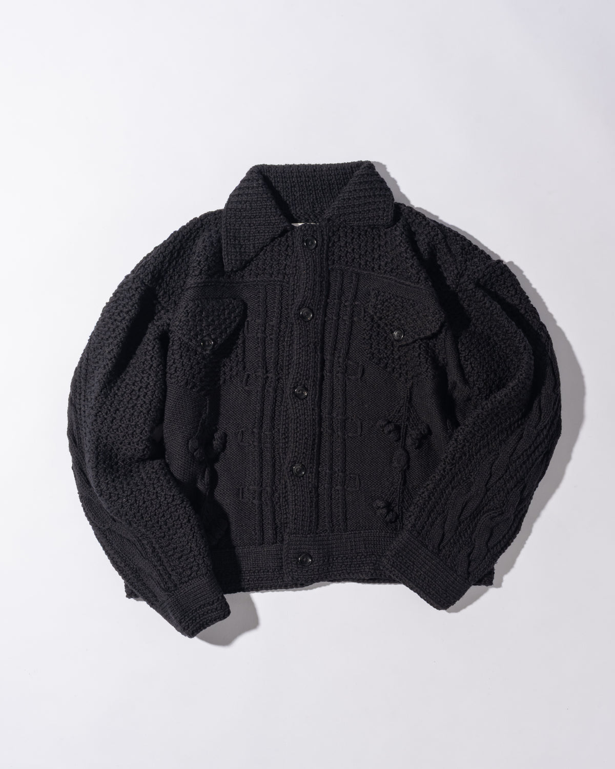 MERINOWOOL HANDKNITING GJACKTⅡ