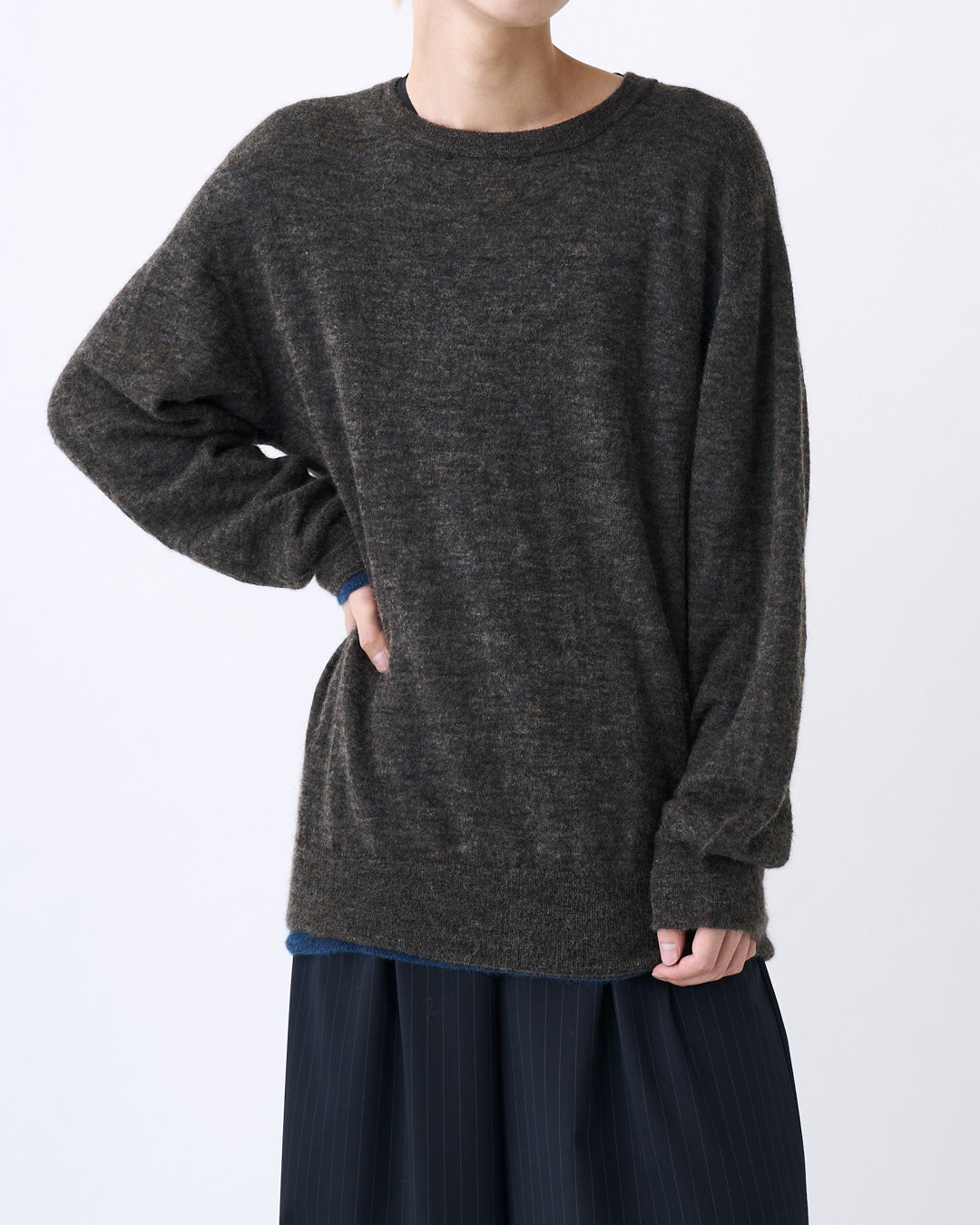 W/G Mohair Reversible P/O