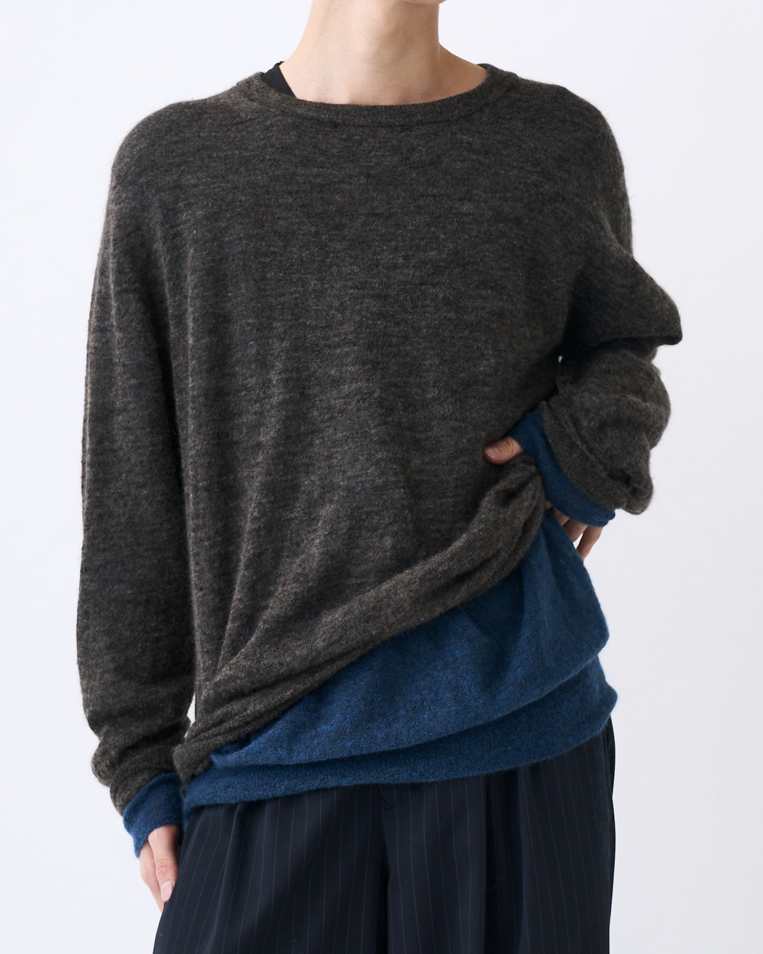 W/G Mohair Reversible P/O