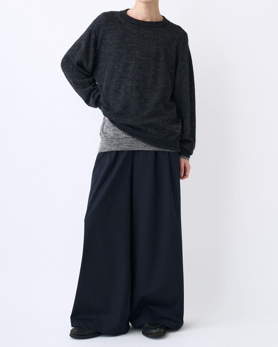 W/G Mohair Reversible P/O