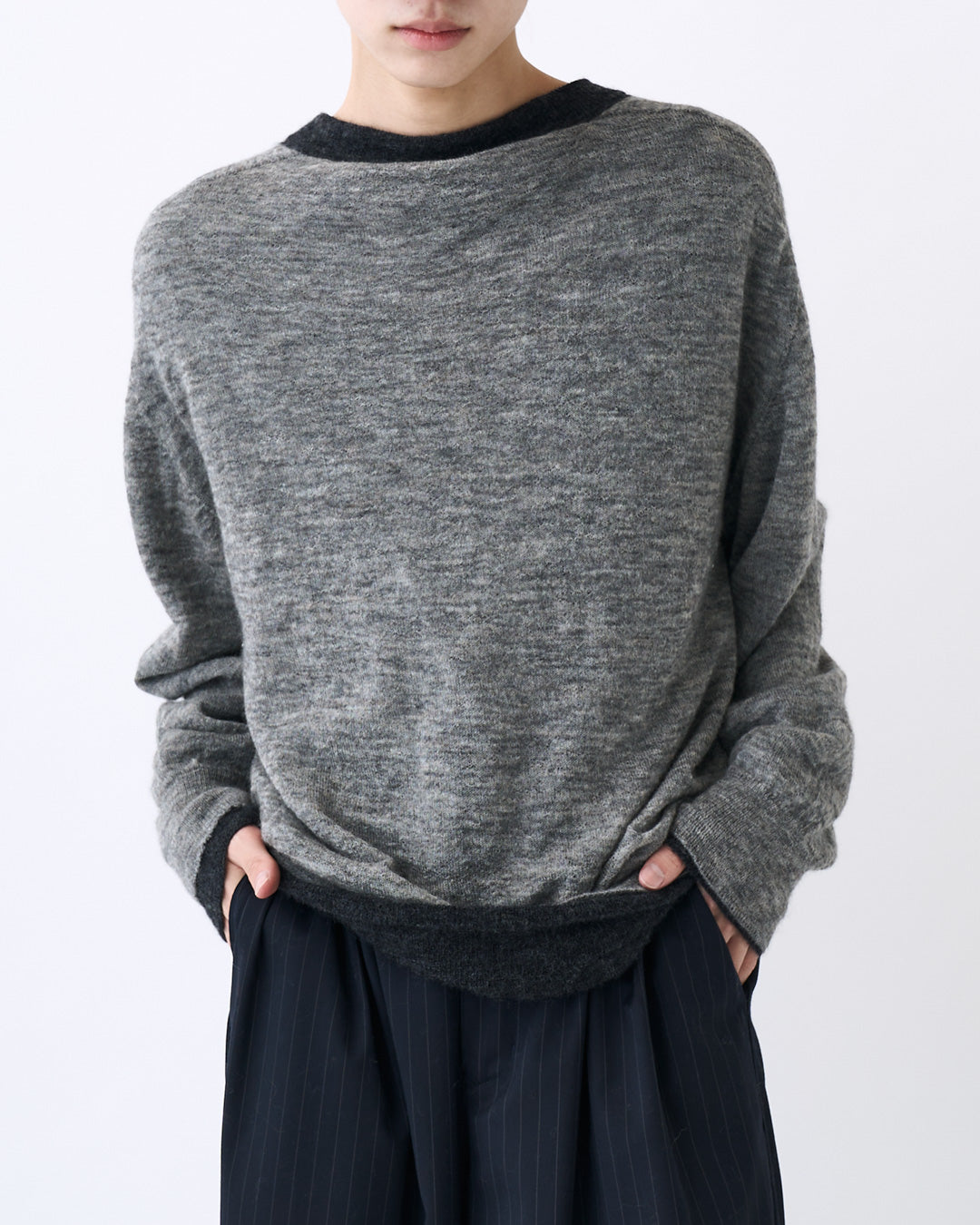 W/G Mohair Reversible P/O