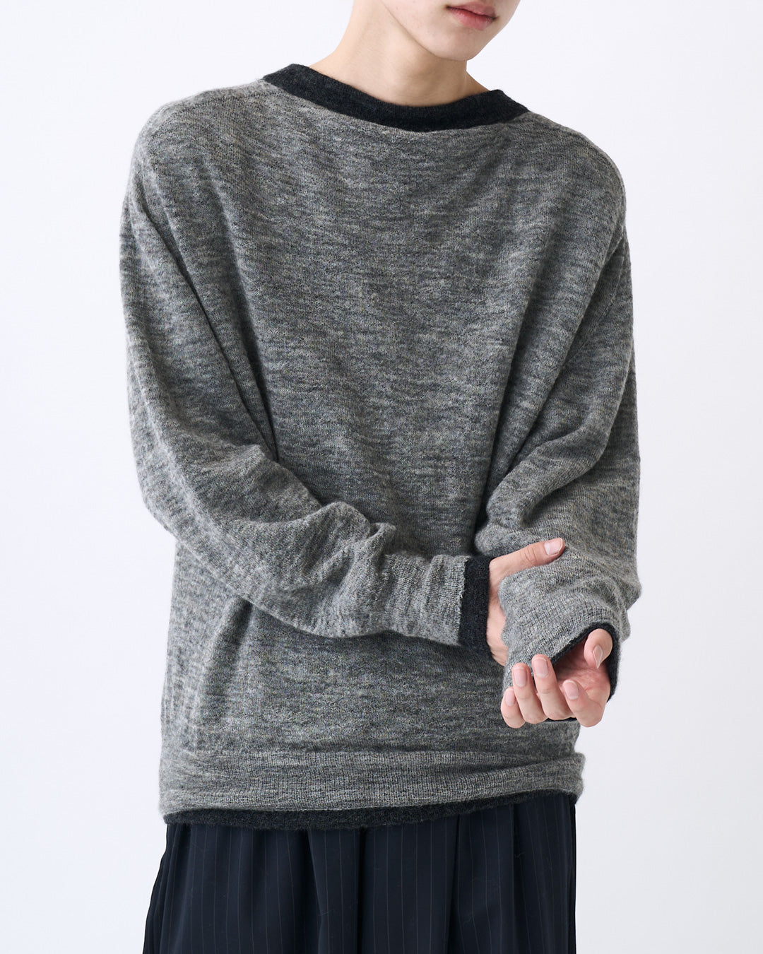 W/G Mohair Reversible P/O