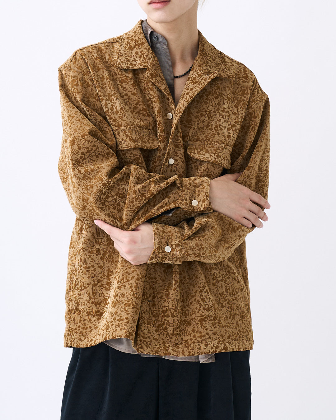 ROUGE OPEN COLLAR SHIRT