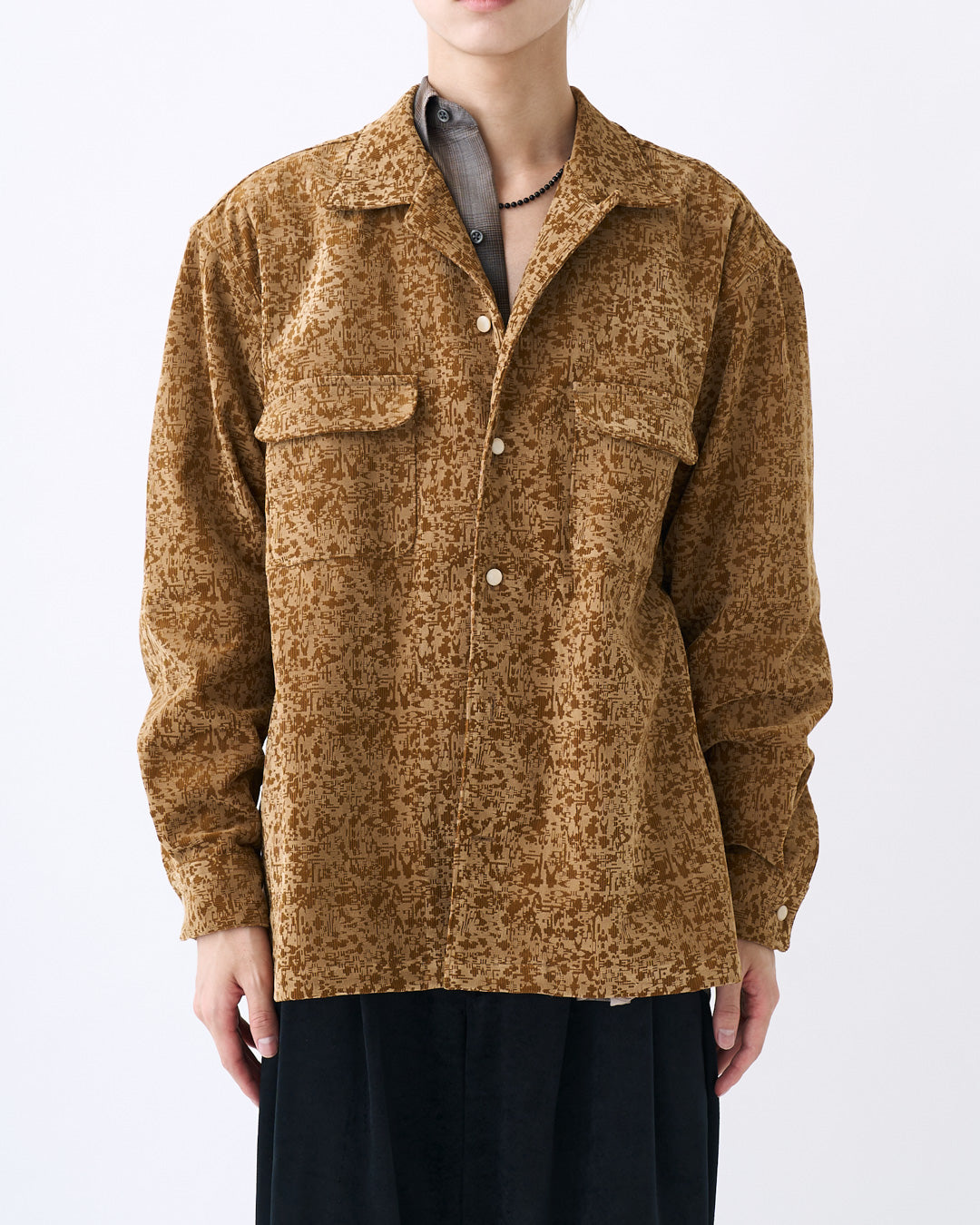 ROUGE OPEN COLLAR SHIRT