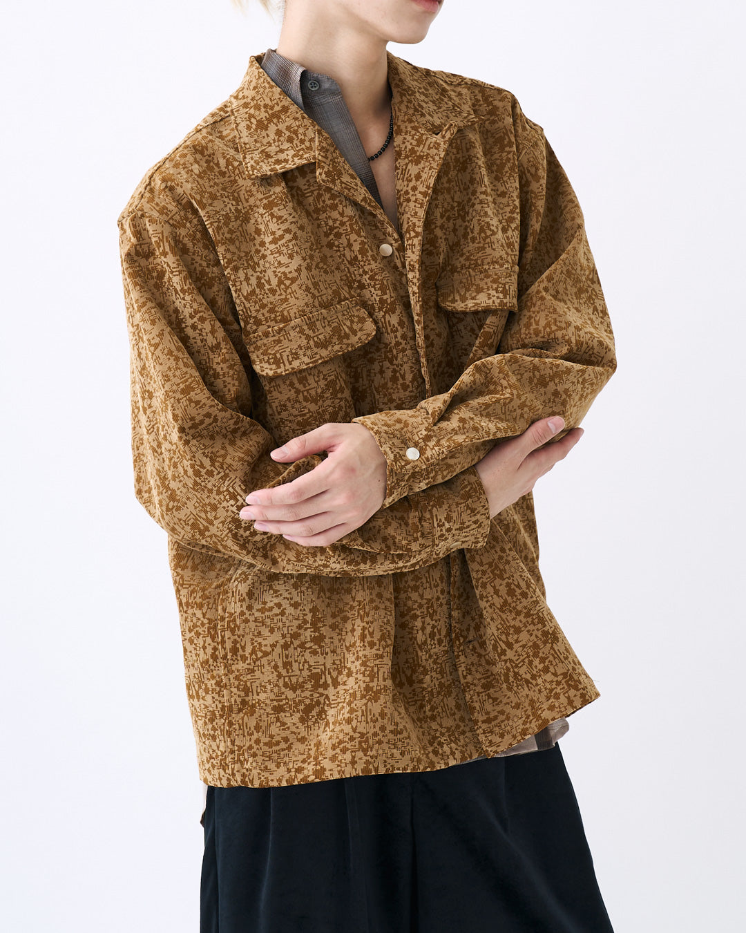 ROUGE OPEN COLLAR SHIRT