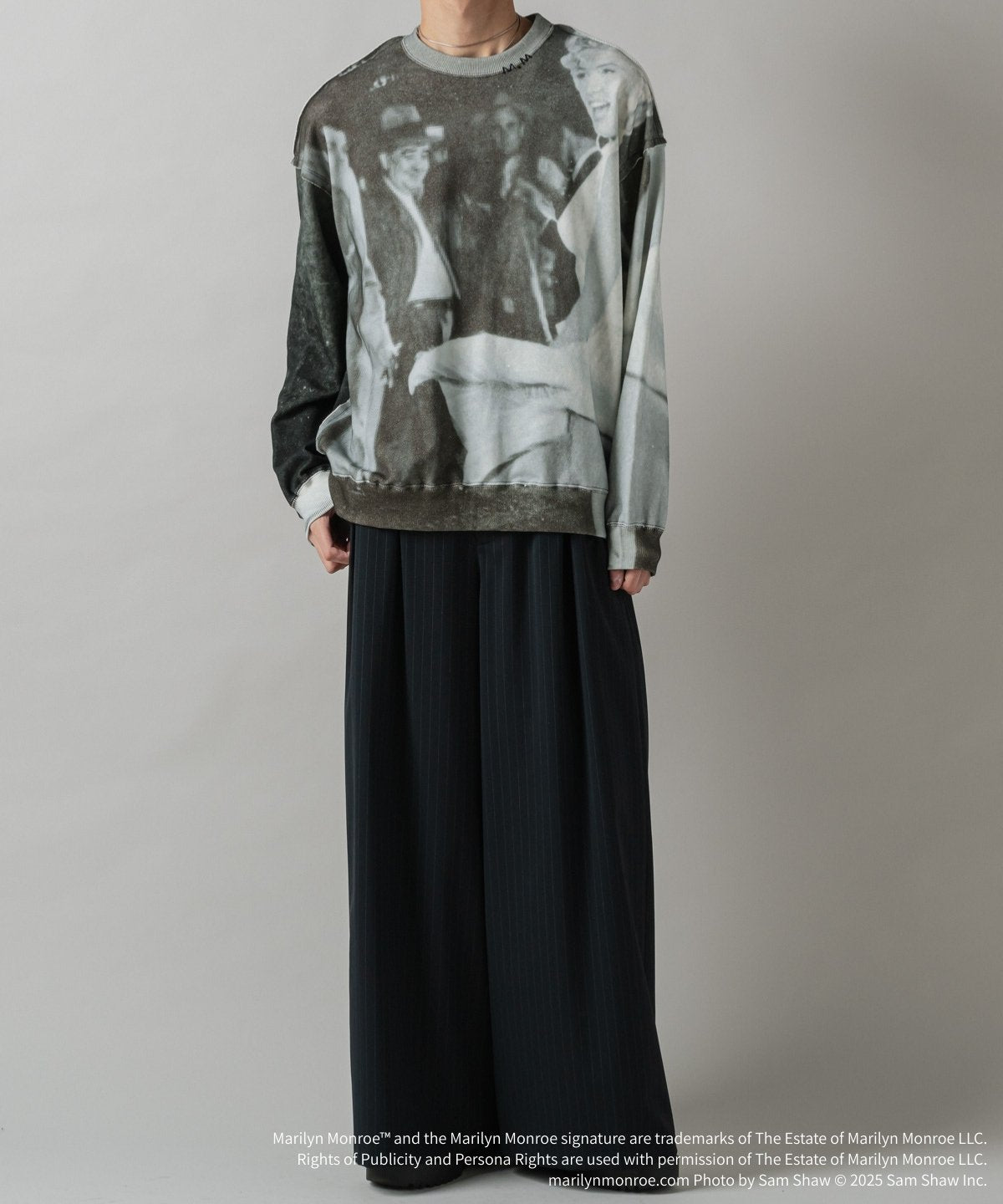 MARILYN MONROE INKJET PRINT SWEAT