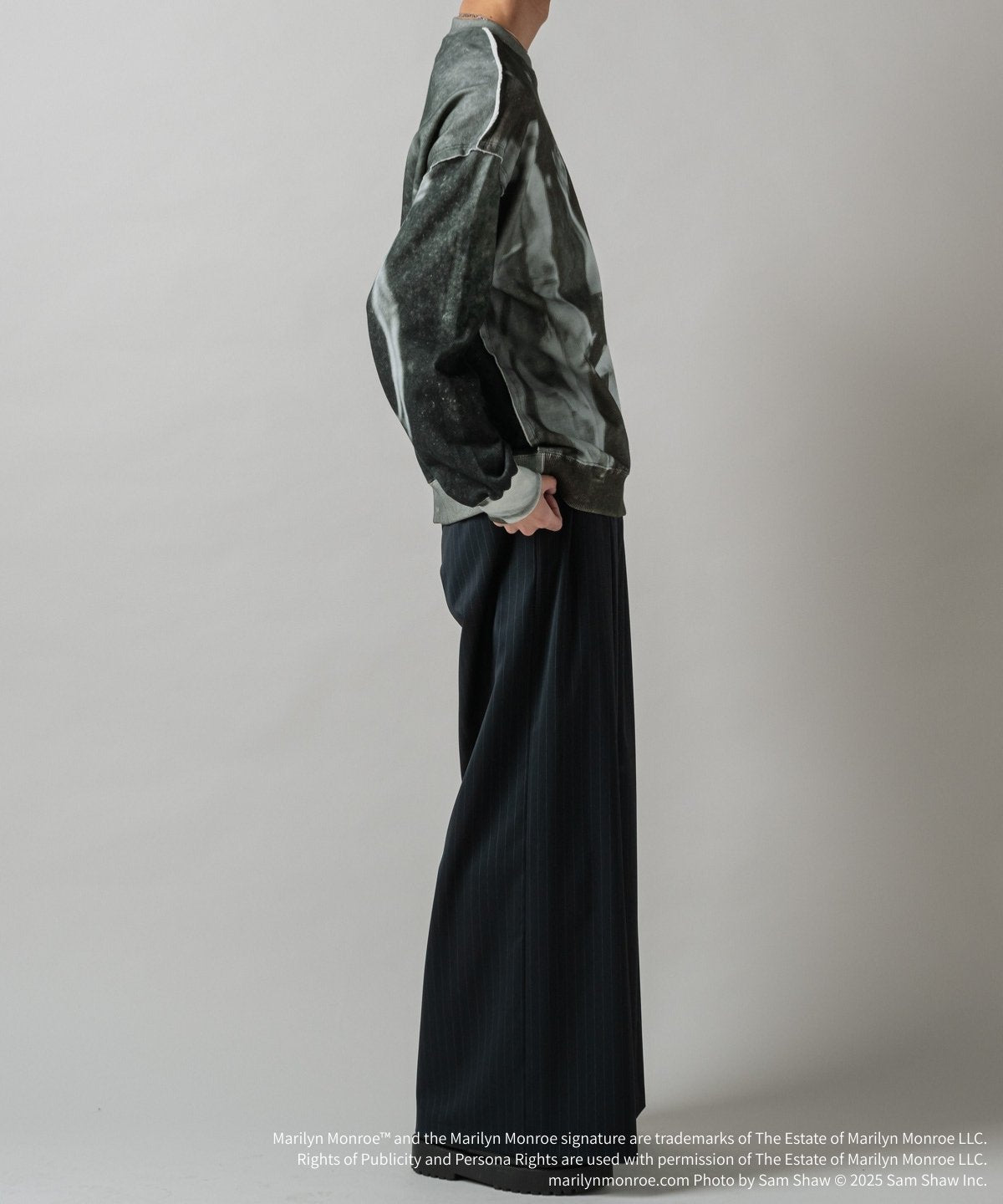 MARILYN MONROE INKJET PRINT SWEAT