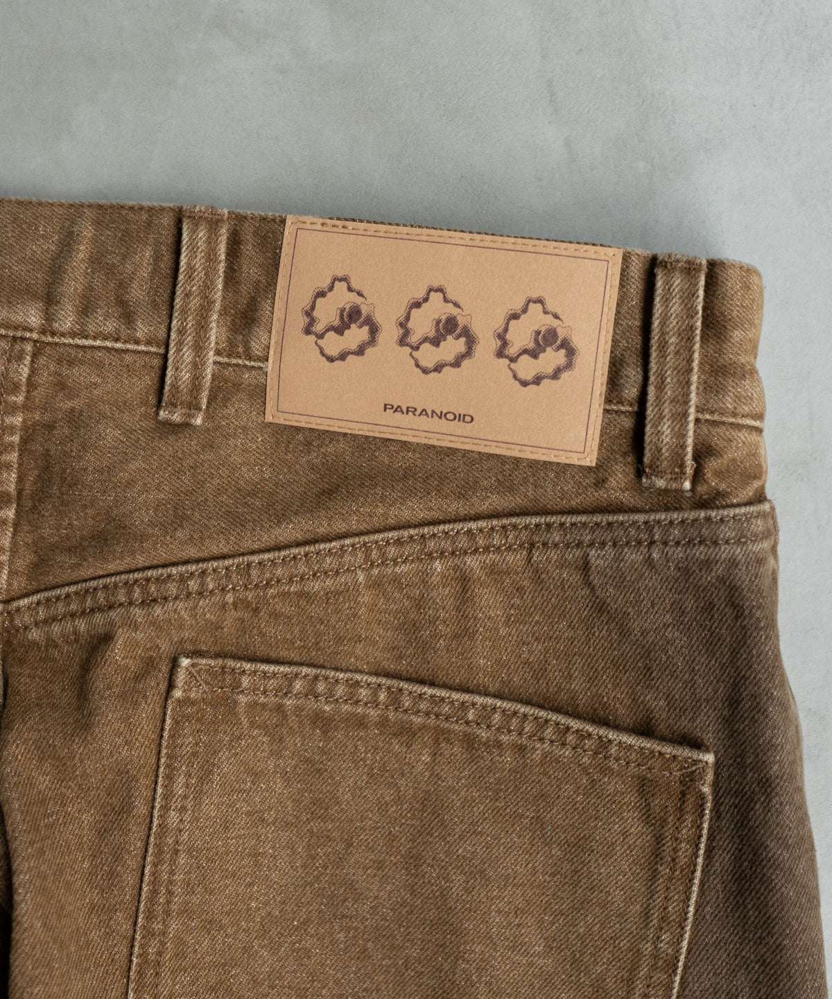 Laser Breach Straight Wide Denim