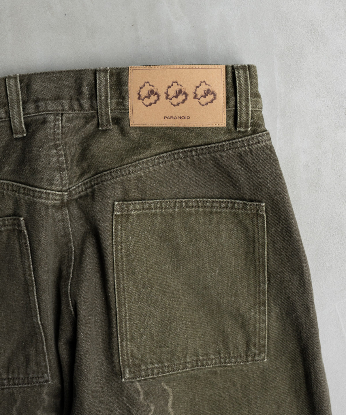 Laser Breach Straight Wide Denim