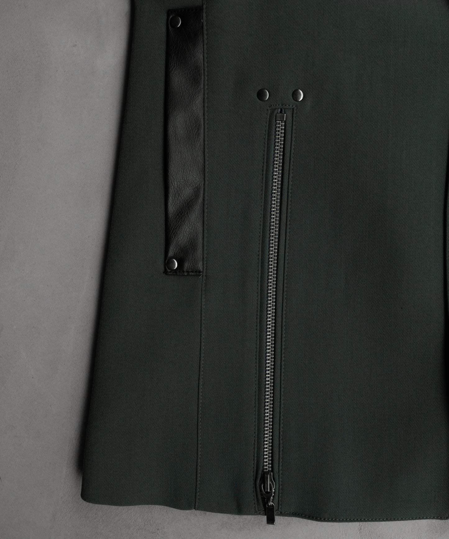 COLLARLESS ZIP JACKET