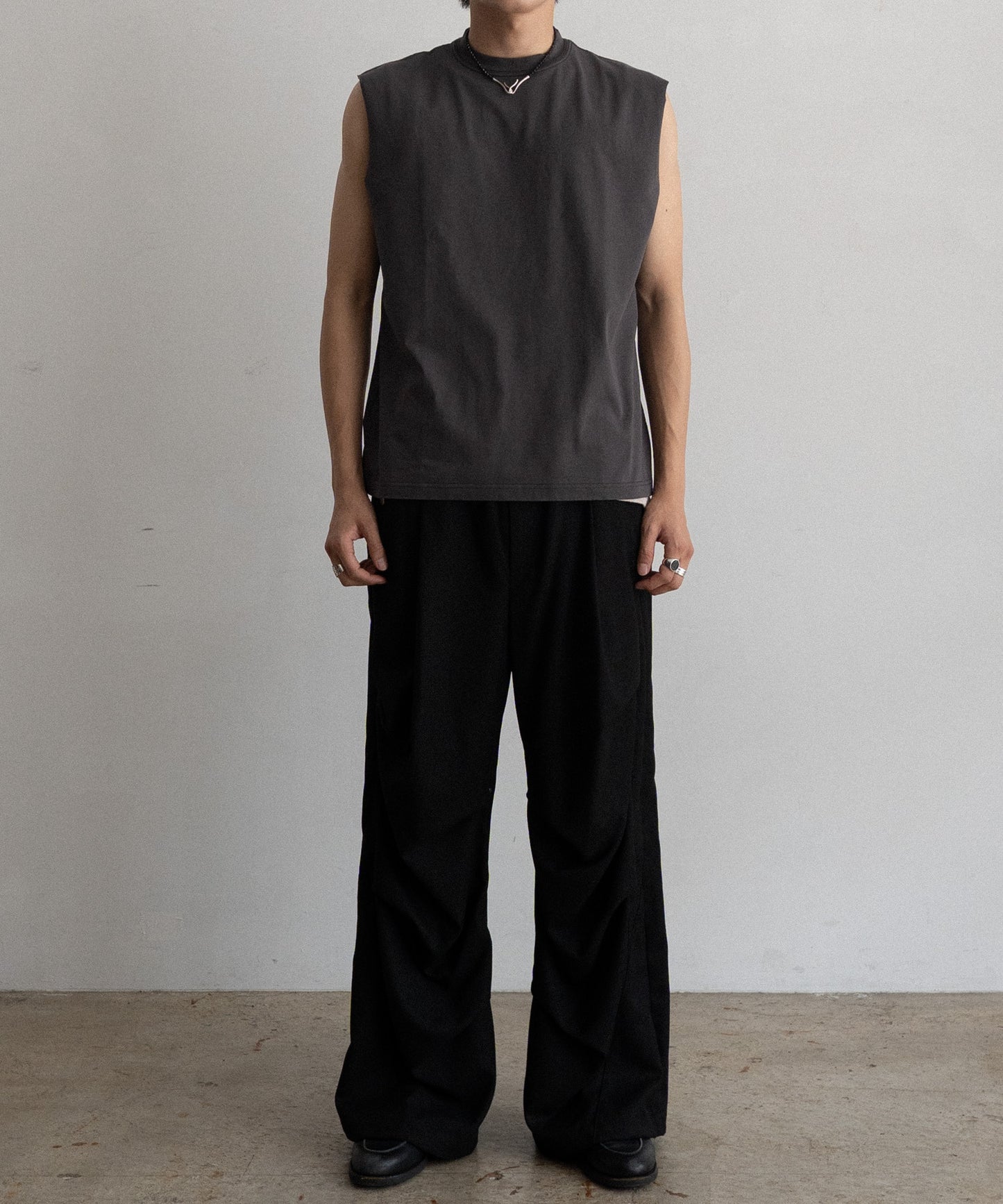 Frosted Sleeve Less Tee