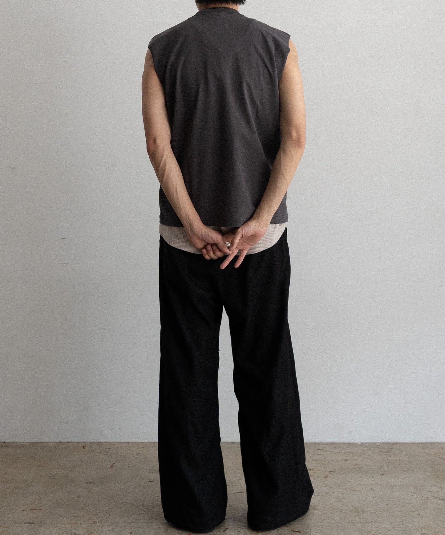 Frosted Sleeve Less Tee