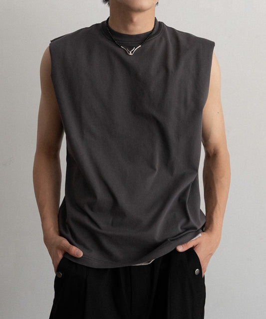 Frosted Sleeve Less Tee