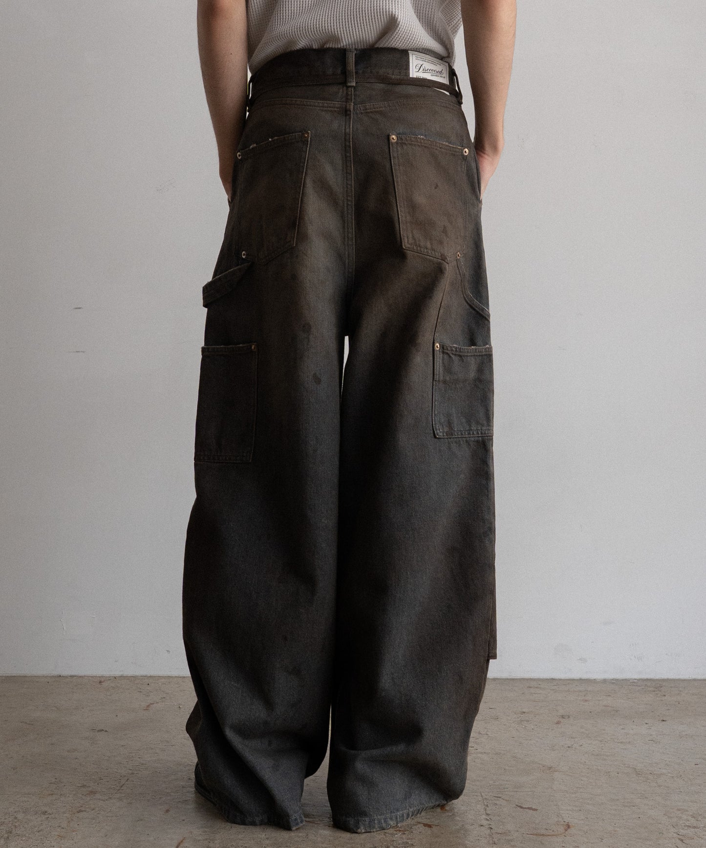 DOUBLE KNEE DENIM PANTS