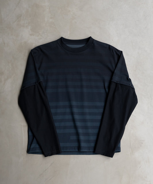HORIZONTALSTRIPEREVERSIBLE L/S T-SHIRTS