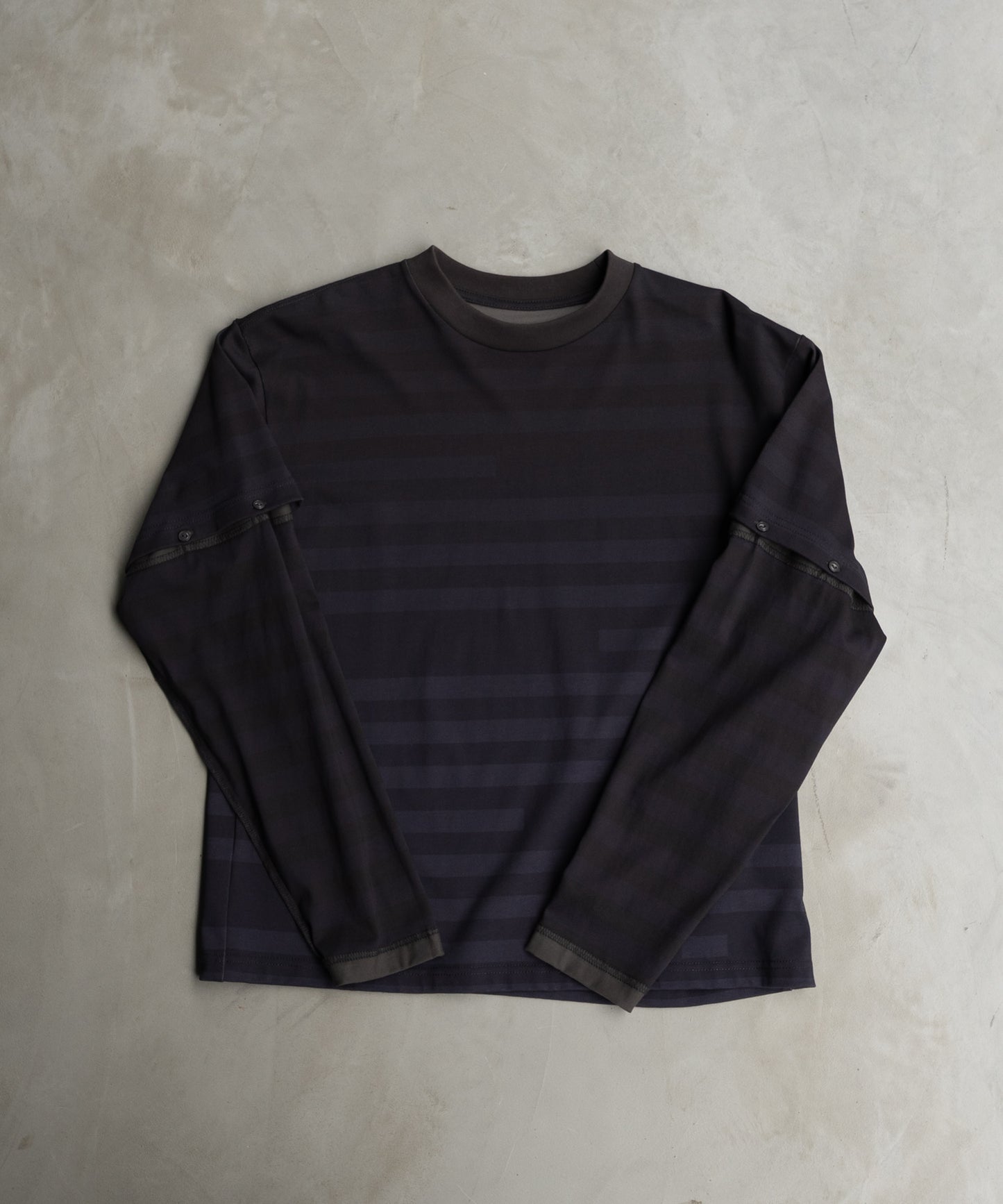 HORIZONTALSTRIPEREVERSIBLE L/S T-SHIRTS