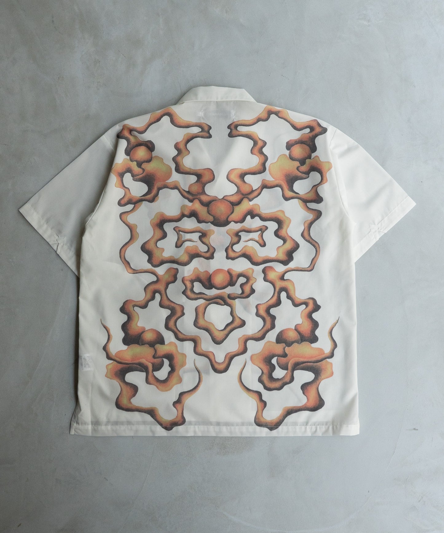 Print Open Collar Shirt