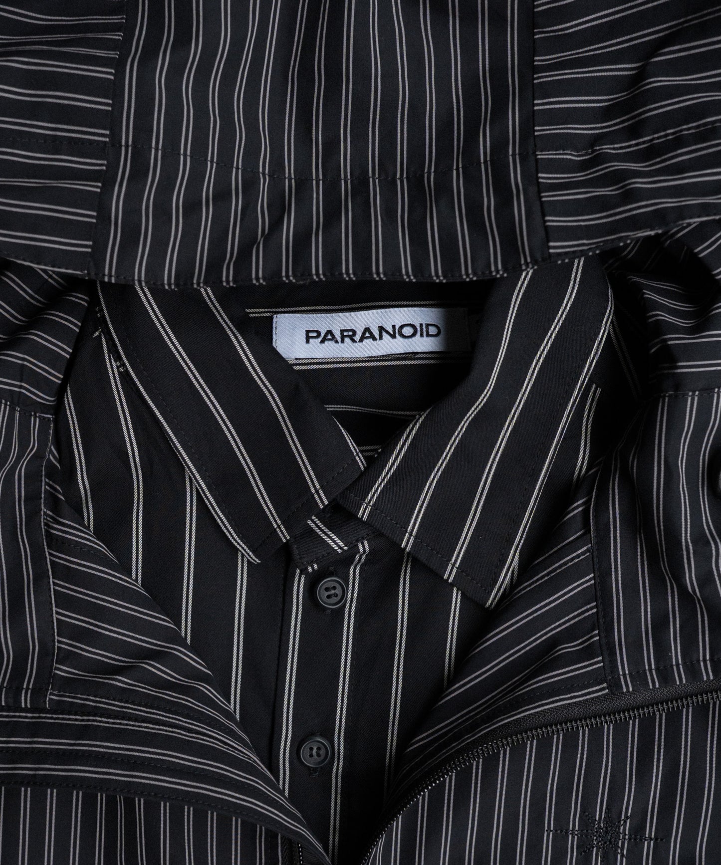 Docking Stripe Shirt Anorak Parka