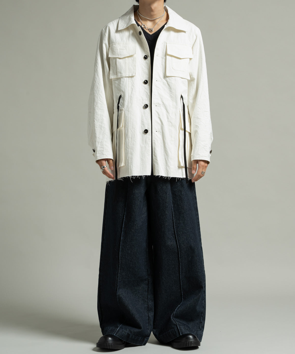 リバーシブル4ポケットジャケット