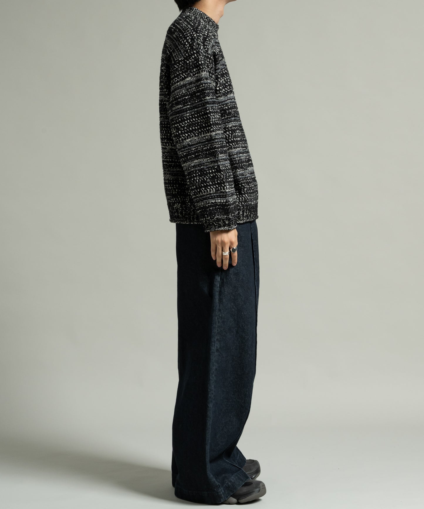 Multi Border Mix Pullover