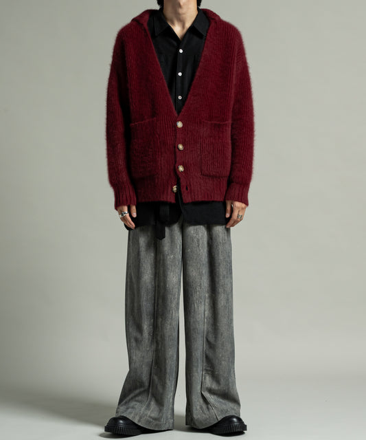 FOX FUR KNIT CARDIGAN