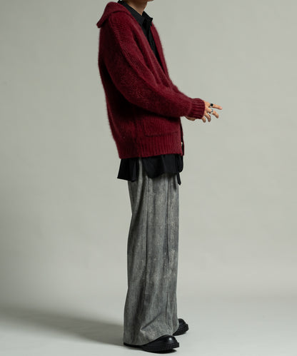 FOX FUR KNIT CARDIGAN