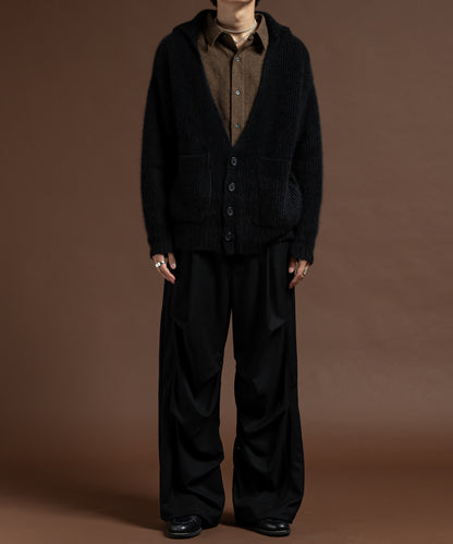 FOX FUR KNIT CARDIGAN