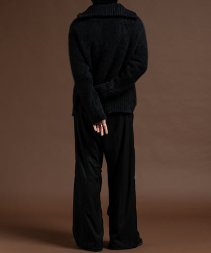 FOX FUR KNIT CARDIGAN