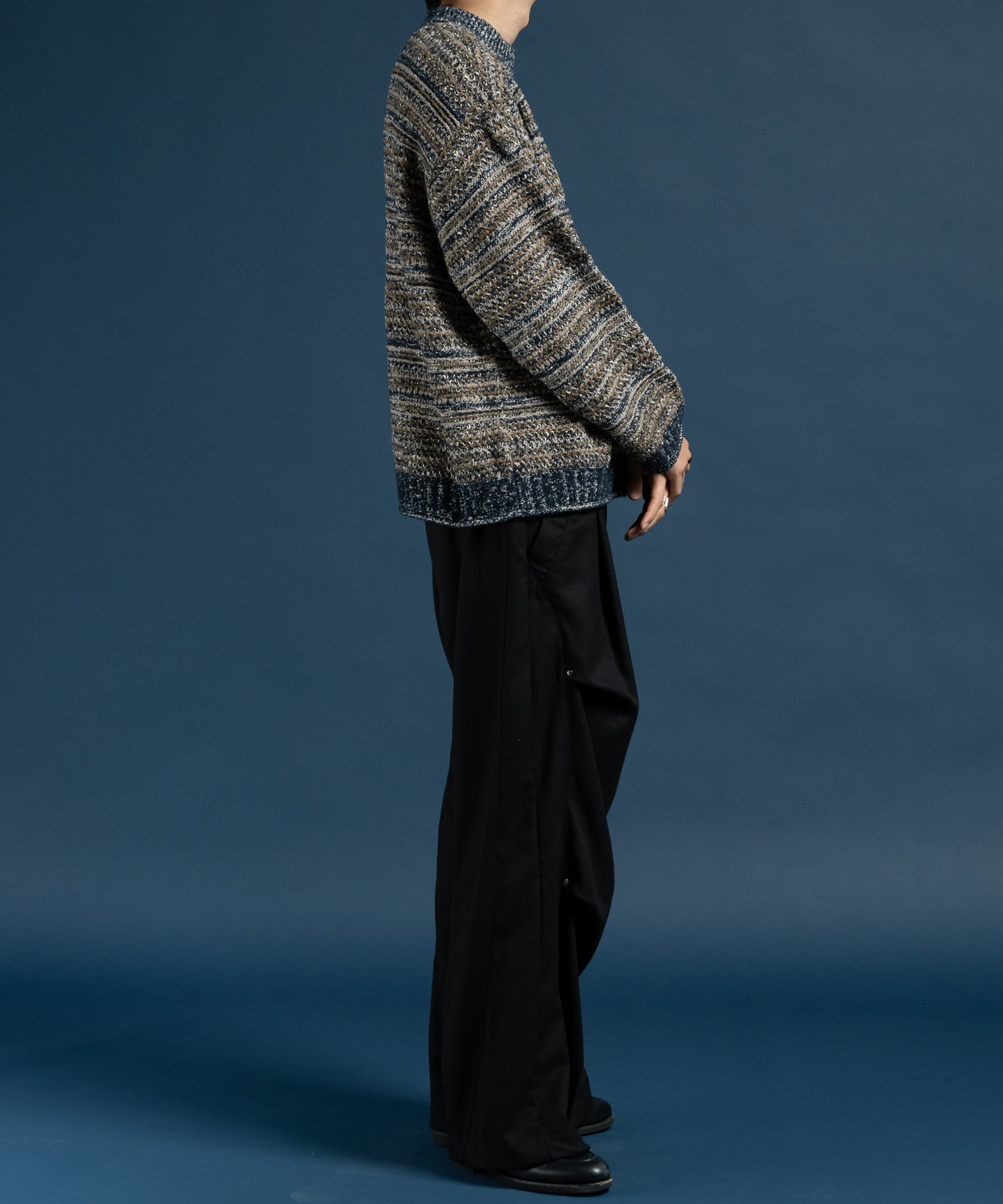 Multi Border Mix Pullover