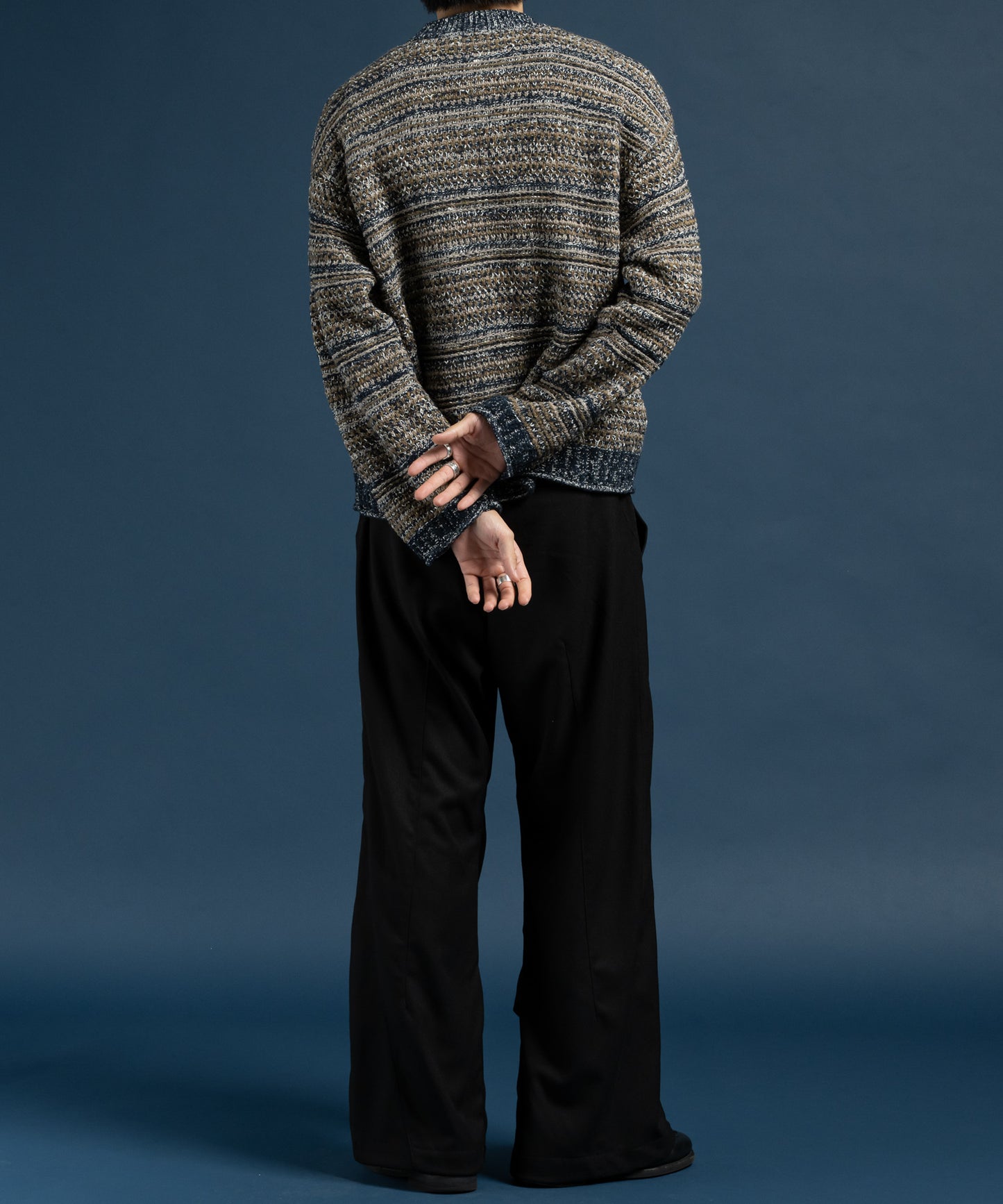 Multi Border Mix Pullover