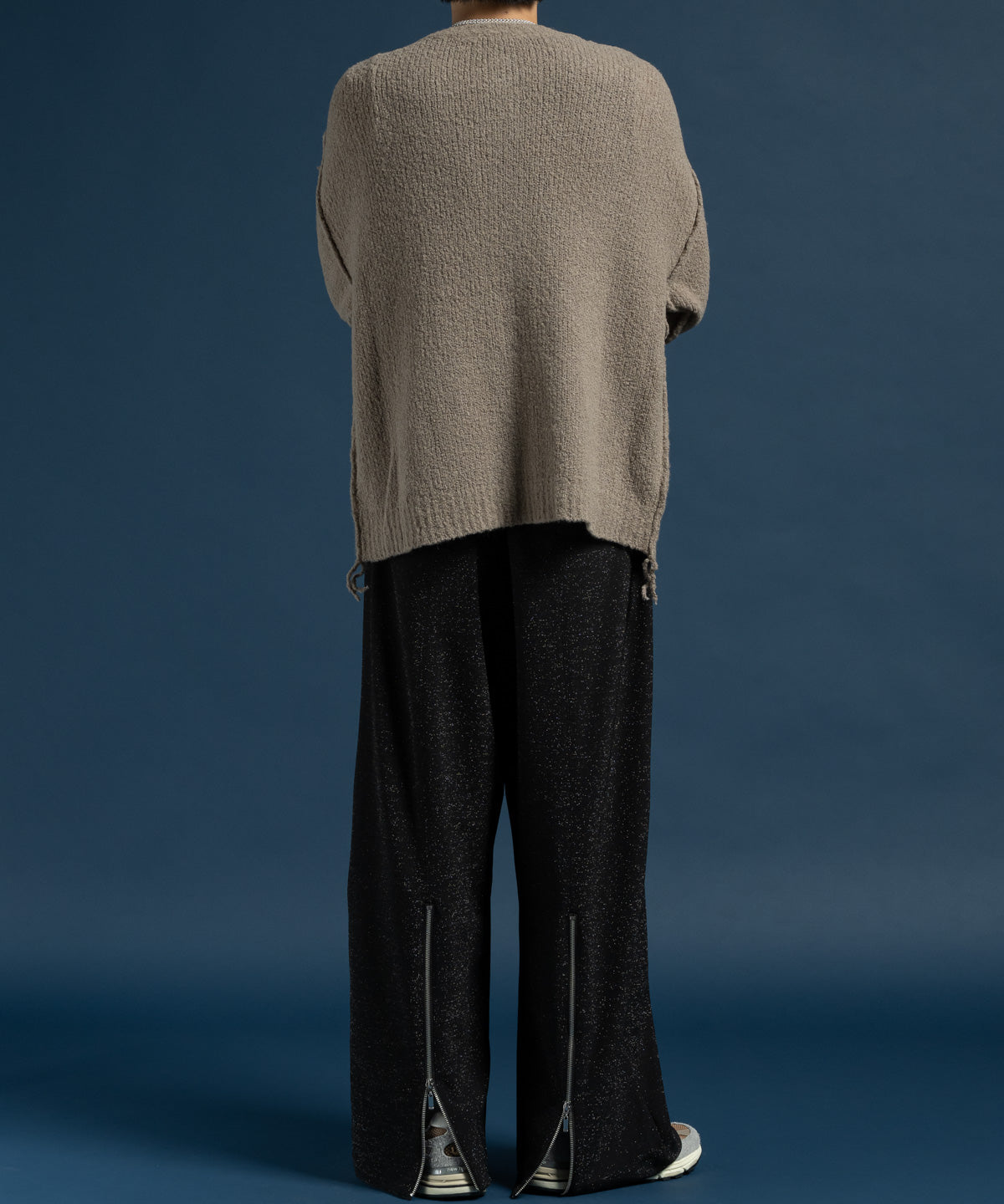 キャメルヘアカーディガン