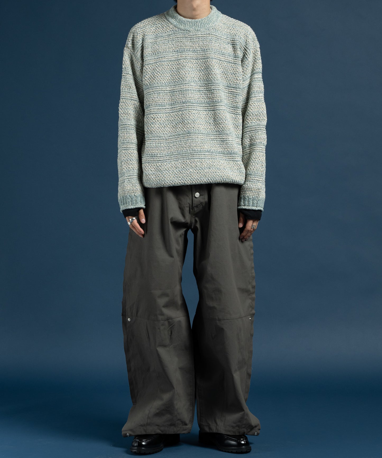 Multi Border Mix Pullover