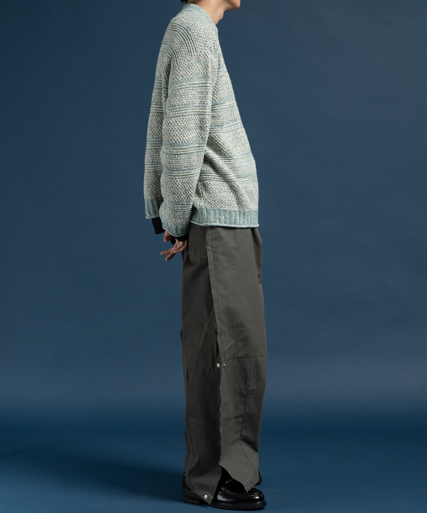 Multi Border Mix Pullover