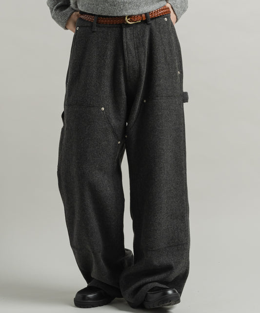 MELANGE PAINTER PANTS