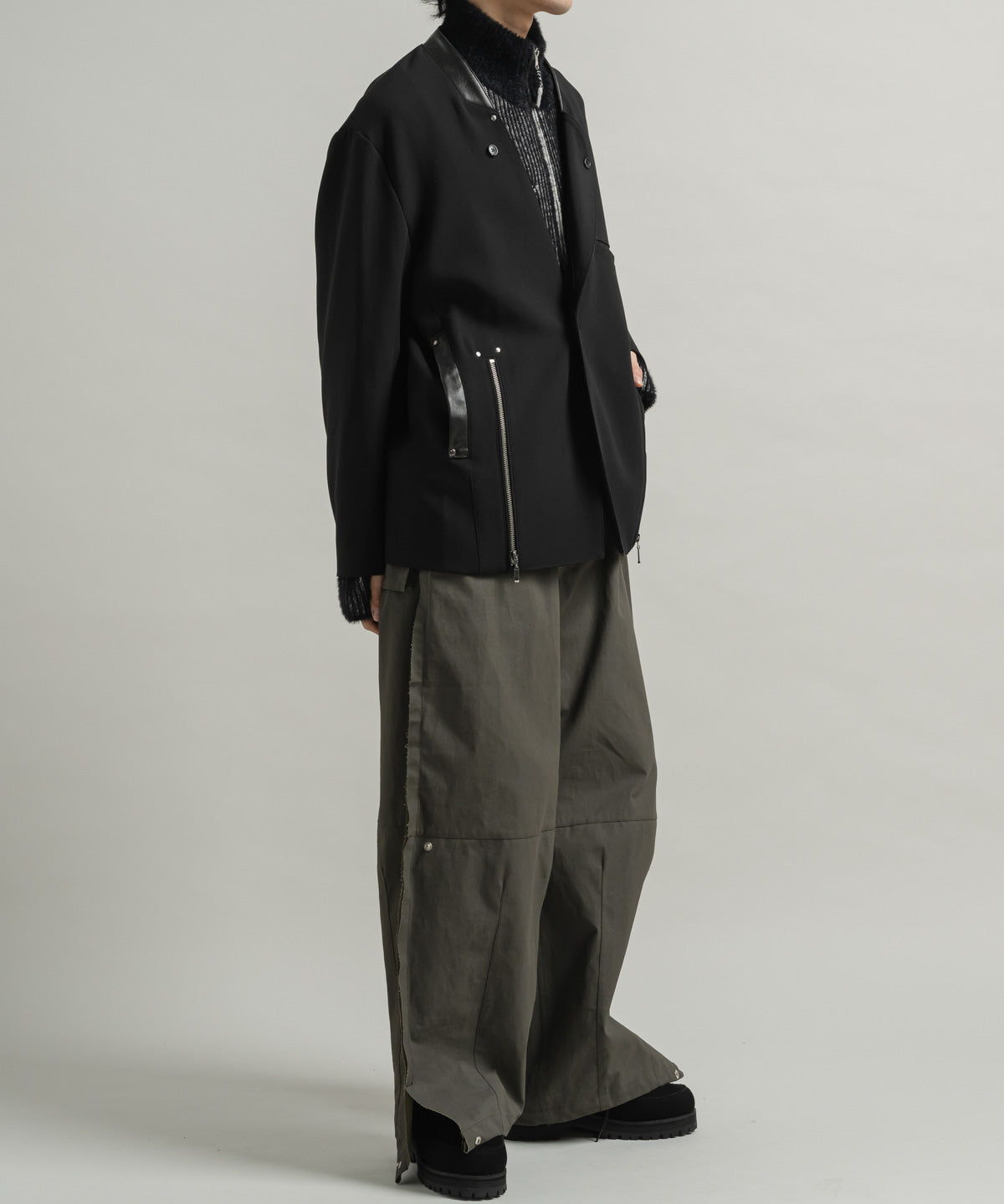 COLLARLESS ZIP JACKET – Enkor