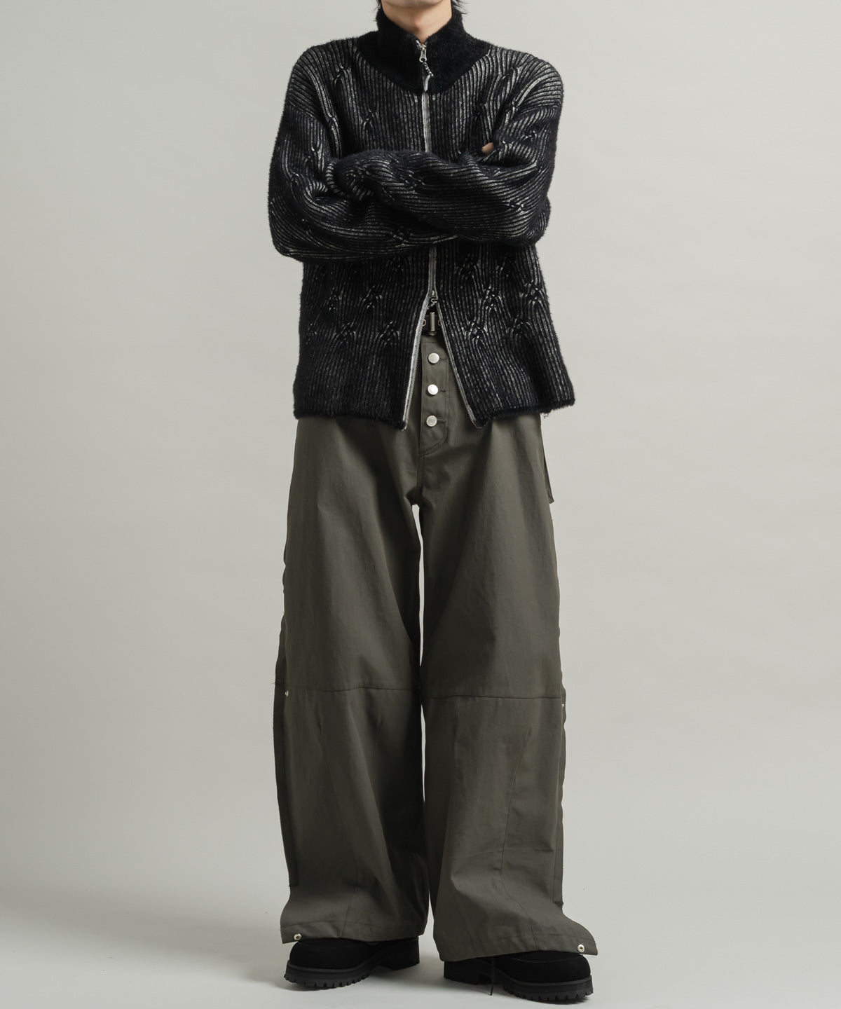 OVERPRINT BALLOON PANTS ”KANE”